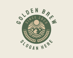 Lager - Organic Beer Distillery logo design