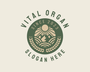 Organic Beer Distillery  logo design