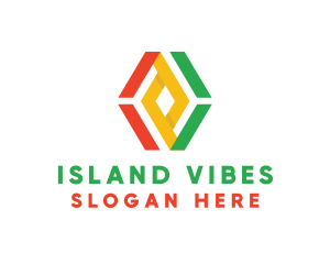 Reggae - Geometric Reggae Business logo design