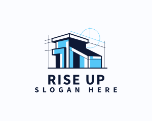 House Blueprint Architect logo design