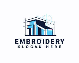 House Blueprint Architect logo design