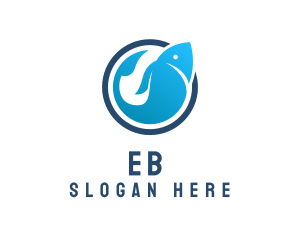 Fishery - Blue Ocean Fishing logo design