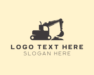 Industrial - Construction Excavator Heavy Equipment logo design