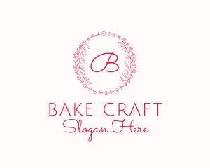 Floral Wreath Florist Boutique logo design