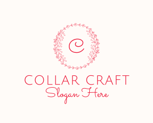 Floral Wreath Florist Boutique logo design