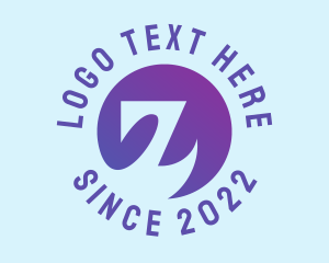Letter Z - Purple Letter Z logo design