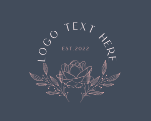 Handmade - Floral Ornament Boutique logo design