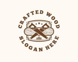 Joinery - Saw Carpentry Workshop logo design