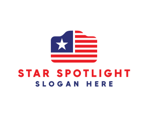 Star Stripes Photography logo design