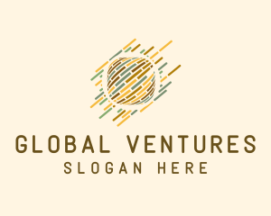 Foreign - Abstract Digital Globe logo design