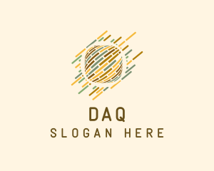 International - Abstract Digital Globe logo design