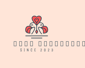 Bird - Love Bird Heart logo design