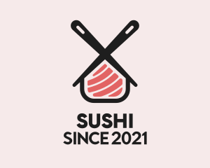 Sushi Bar House  logo design