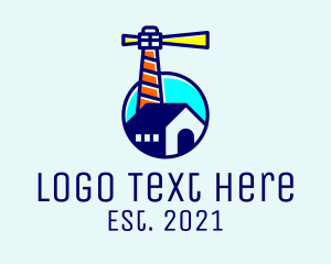 Realty - Lighthouse Tower Property logo design