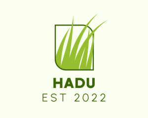 Environment - Green Grass Lawn logo design