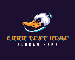 Character - Duck Gaming Mascot logo design