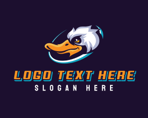 Online Gaming - Duck Gaming Mascot logo design