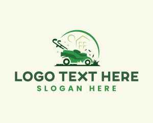 Plantsman - Landscaping Grass Mower logo design