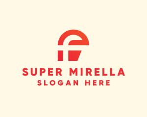 Digital Modern Letter F Logo