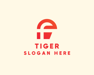 Digital Modern Letter F Logo