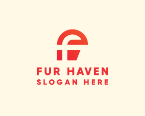 Digital Modern Letter F logo design