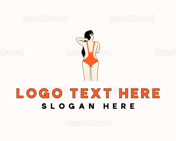 Woman Swimsuit Boutique Logo