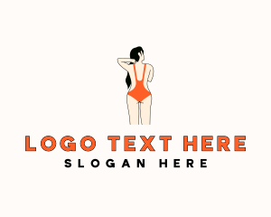 Lifestyle - Woman Swimsuit Boutique logo design