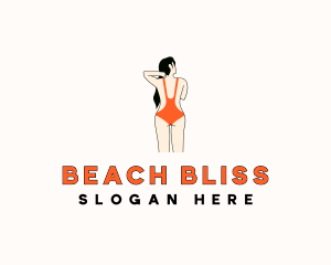 Swimsuit - Woman Swimsuit Boutique logo design