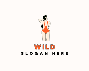 Sexy - Woman Swimsuit Boutique logo design
