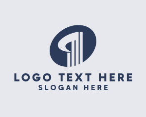 Paralegal - Construction Builder Column logo design