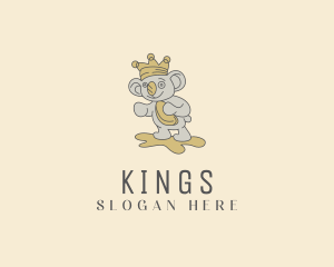 Royal Koala King logo design