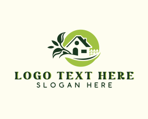 Farm - House Plant Gardening logo design