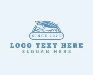 Fishing - Saltwater Fish Salmon logo design