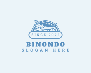 Salmon - Saltwater Fish Salmon logo design