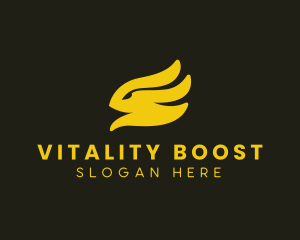 Vitality - Flight Animal Symbol logo design