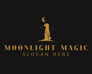 Midnight - Midnight Meerkat Animal logo design