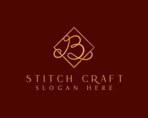 Stitch - Luxurious Boutique Letter B logo design