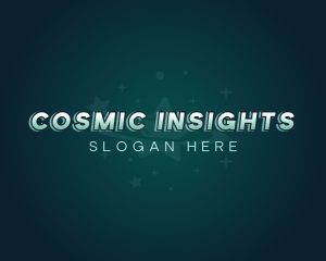 Cosmic Star Galaxy logo design