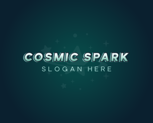 Cosmic Star Galaxy logo design