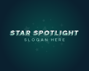 Cosmic Star Galaxy logo design