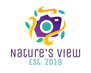 Scenic - Purple Nature Photography logo design