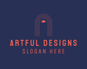 Interior Arch Door logo design