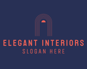 Interior Arch Door logo design