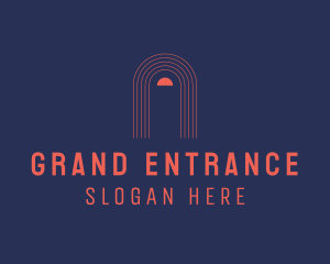 Entrance - Interior Arch Door logo design