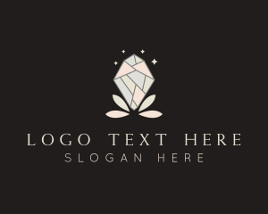 Gemstone - Aesthetic Glam Jewelry logo design