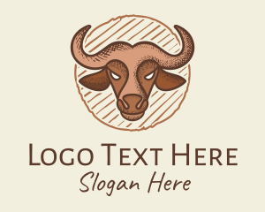 Oxen - Ox Steak House logo design
