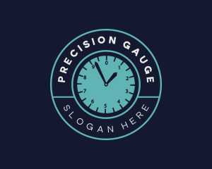 Aircraft Gauge Meter Tool logo design