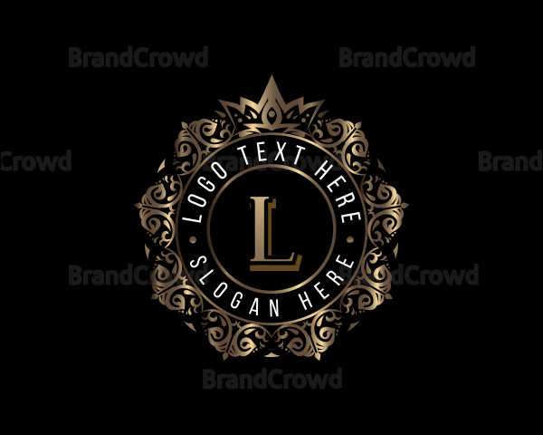 Luxury Crown Crest Logo