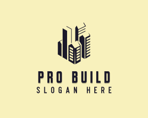 Realty Building Contractor logo design