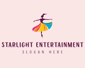 Performer - Dance Performer Entertainment logo design